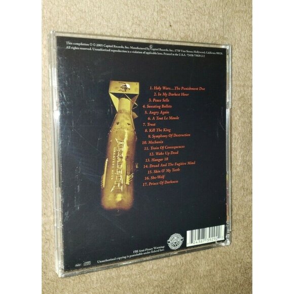 MEGADETH cd BACK TO THE START: GREATEST HITS - Picture 9 of 9